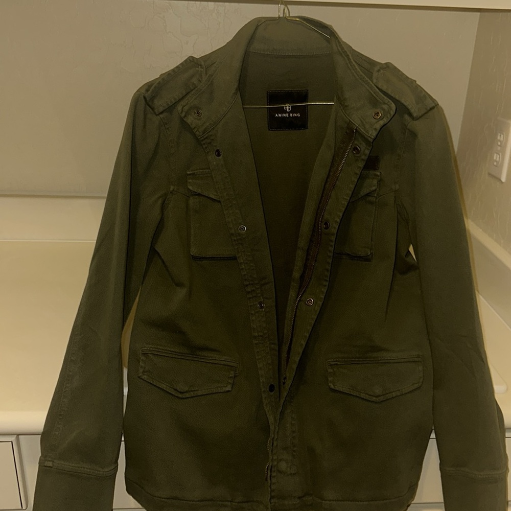 Women’s Olive Green Military Jacket